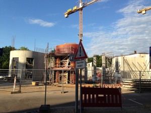 Bild vom neuen noch im Bau befindlichen Bauabschnitts des LKG Carrés
